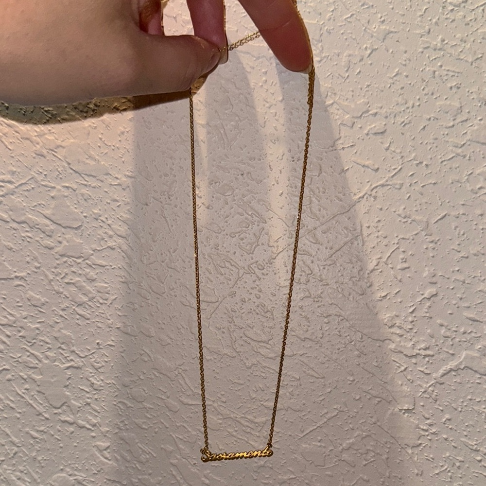 Gold Tone Sacramento Necklace